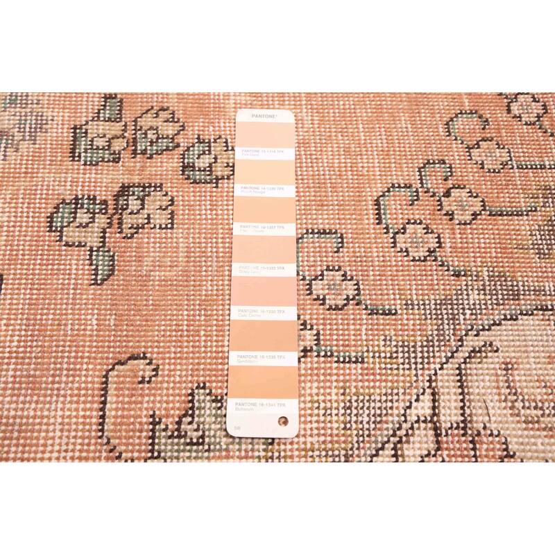 ECARPETGALLERY Hand-knotted Antalya Vintage Brown, Copper Wool Rug - 9'5 x 12'5