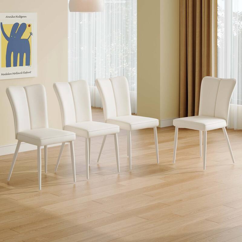 PU leather dining chair