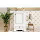 preview thumbnail 109 of 139, GDFStudio - Lisa 20" Freestanding Bathroom Vanity with Ceramic Sink, Soft-Close Door & Storage Rack