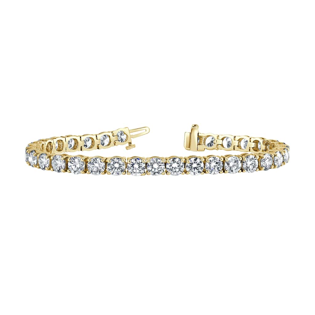 Vault Classics 10.00ct TW Natural Diamond Tennis Bracelet (I VS2)