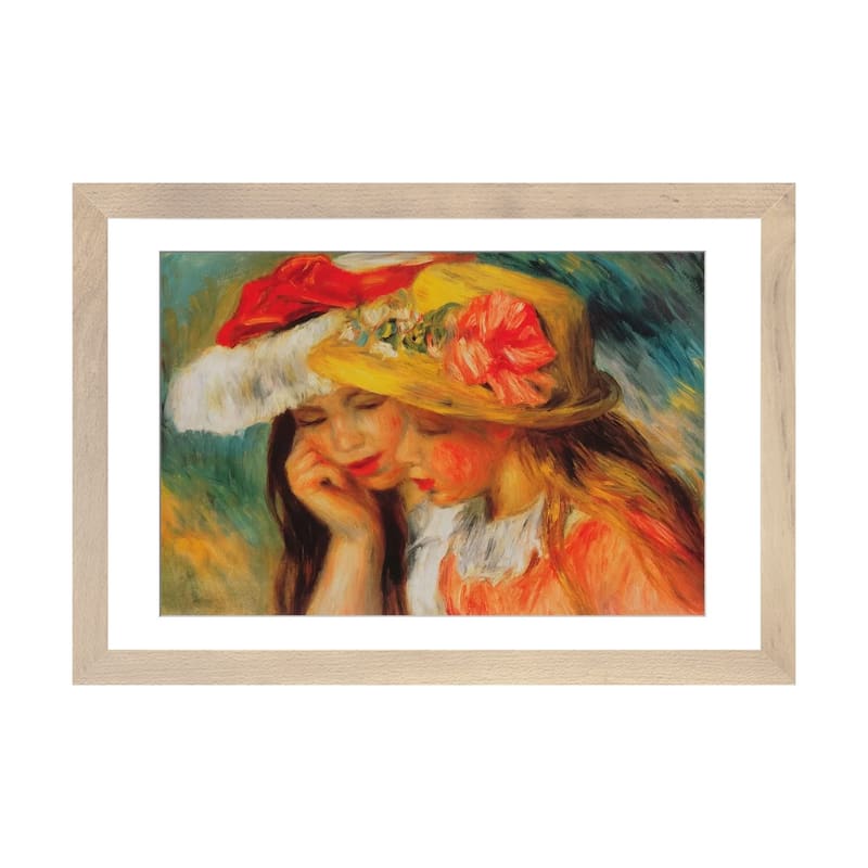 iCanvas "Deux Soeurs (two Sisters)" by Pierre-Auguste Renoir - Natural - 16x24x1