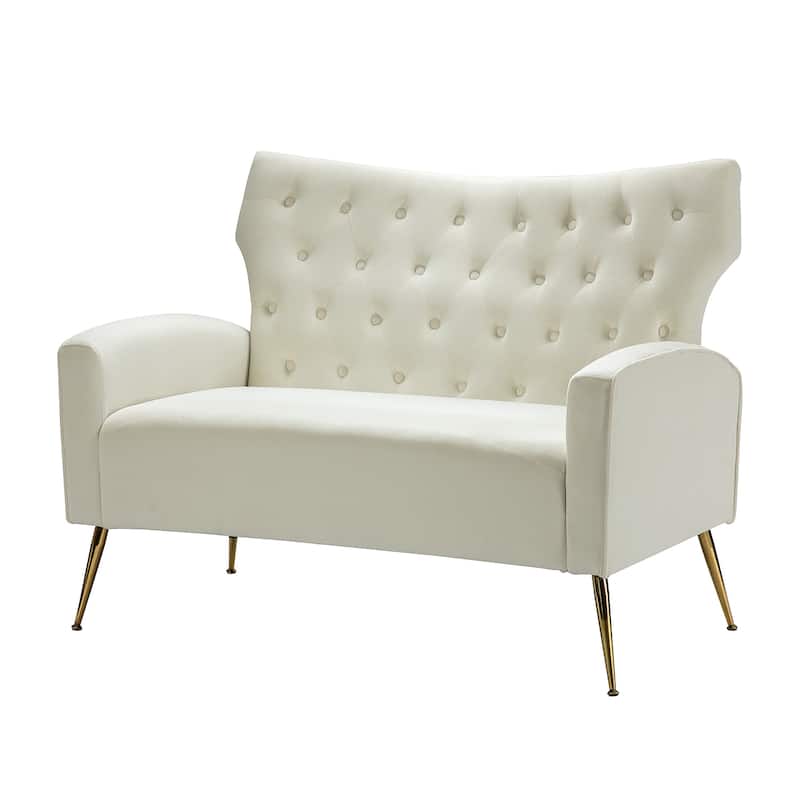 Danita 48" Loveseat with Tufted Back by HULALA HOME
