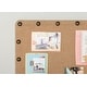 preview thumbnail 32 of 34, Burlap Corkboard with Nail-head Accents