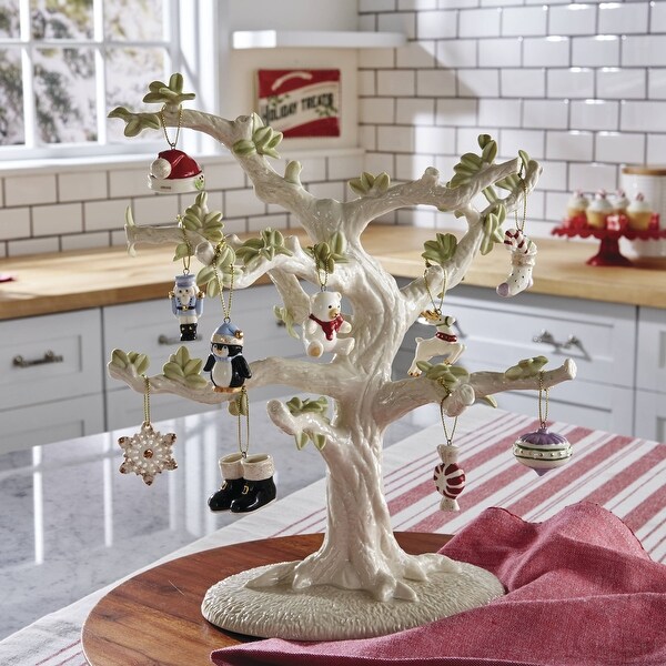 Lenox Christmas Memories 10-Piece Ornament & Tree Set - Bed Bath