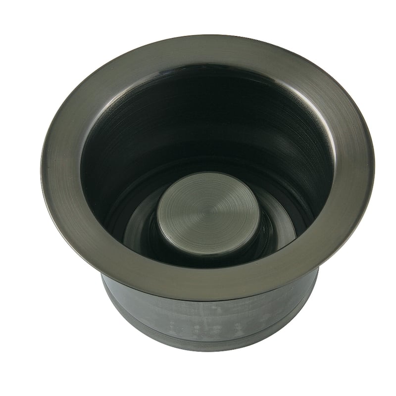Extended Disposal Flange - Black Stainless
