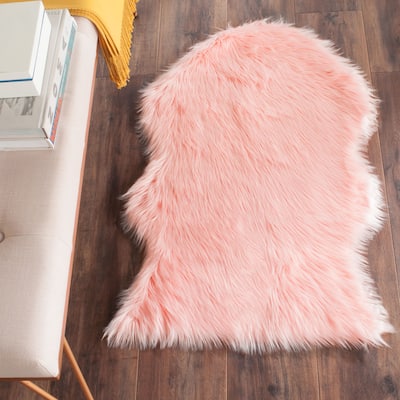 SAFAVIEH, Faux Sheep Idith Shona 2.4-inch Thick Rug