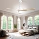 preview thumbnail 51 of 97, Sofucor 48/52 Inch Wood Ceiling Fan with Light and Remote/Smart App Voice Control, Dimmable Lights Included