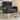 Teddy Dark Gray Rocking Chair With Packet Wood Legs