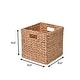 preview thumbnail 14 of 16, Collapsible Storage Cube Basket with Handles (Set of 5)