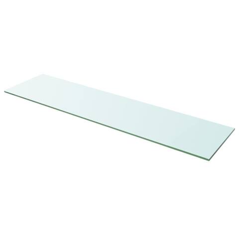 vidaXL Shelf Panel Glass Clear 39.4"x9.8"