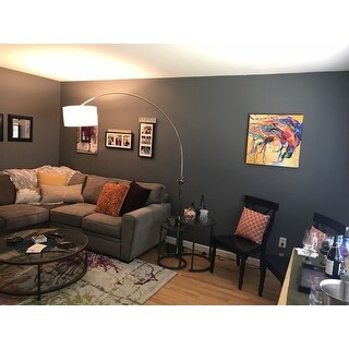 Shop Safavieh Lighting 84-inch Mira Arc Floor Lamp - On ...