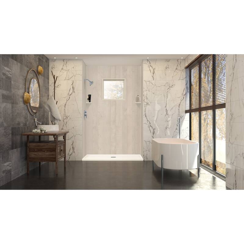 Transolid FL6036C FL-Series 60" x 36" Rectangular Shower Base with