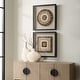 preview thumbnail 6 of 4, Uttermost 04367 Intertwine 24" x 24" Framed Shadow Boxes - Set of 2