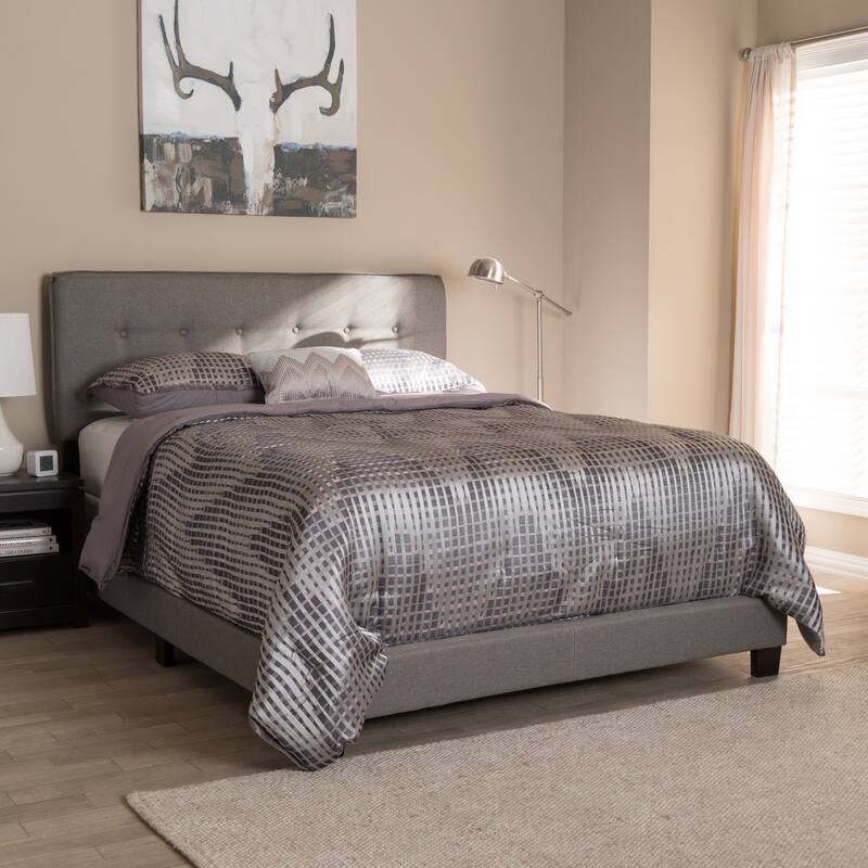 Contemporary Fabric Bed by Baxton Studio