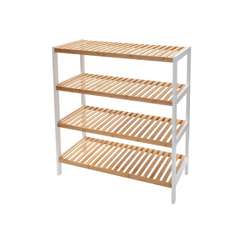 Organize It All Sonora Bamboo Shelf - Brown - Natural Finish