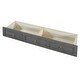 preview thumbnail 18 of 18, Queen Size Murphy Bed with USB Port and a Large Drawer, Folding Bed, Gray