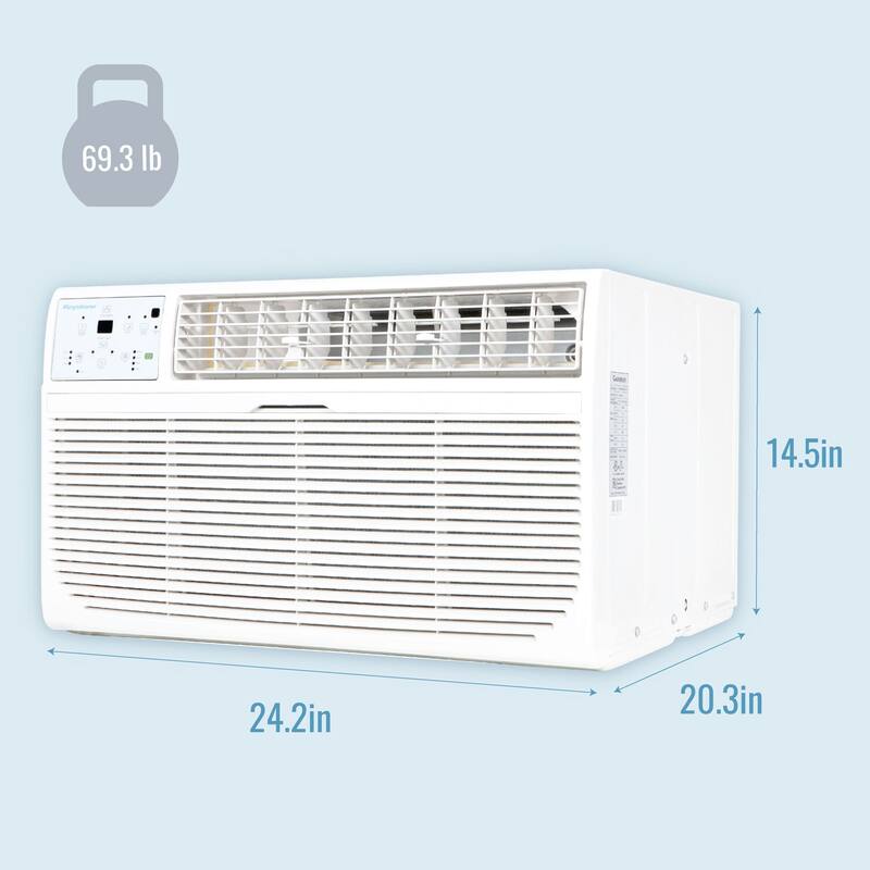 8,000 BTU Window Mounted Inverter Air Conditioner with Supplemental