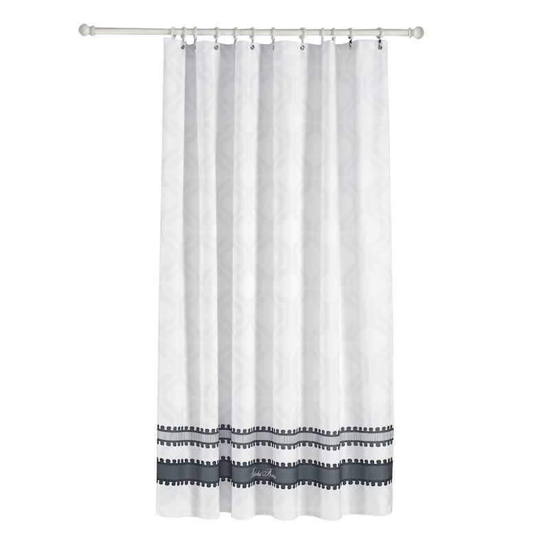 Brooks Brothers Large Square Shower Curtain - White