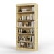 preview thumbnail 197 of 200, 100% Solid Wood 6-Shelf Bookcase with Optional Doors by Palace Imports