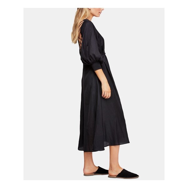long sleeve maxi shift dress