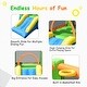 preview thumbnail 7 of 10, Costway Kids Playing Inflatable Bounce House Jumping Castle Game Fun - 110''x83''x67''