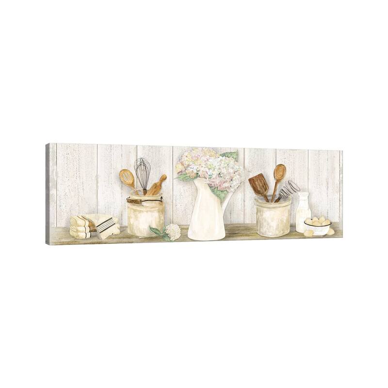iCanvas "Vintage Kitchen Panel" by Tara Reed Canvas Print