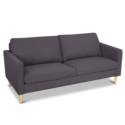 Costway Modern Fabric Couch Sofa Love Seat Upholstered Bed Lounge