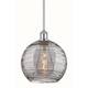 Option Polished Chrome / Light Smoke Deco Swirl