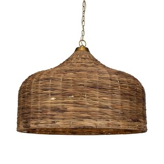 Uttermost Tauranga Seagrass 5 Light Pendant - N/A