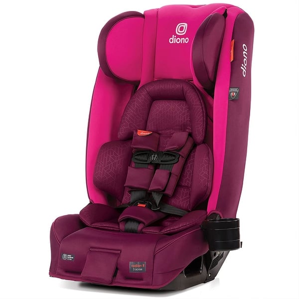 slide 2 of 8, Diono Radian 3RXT Slim Fit Steel Core 4 in 1 Convertible Car Seat, Purple Plum - 28.1