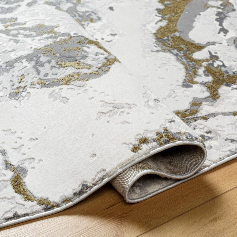 Livabliss Sunrise Ocean Abstract Area Rug