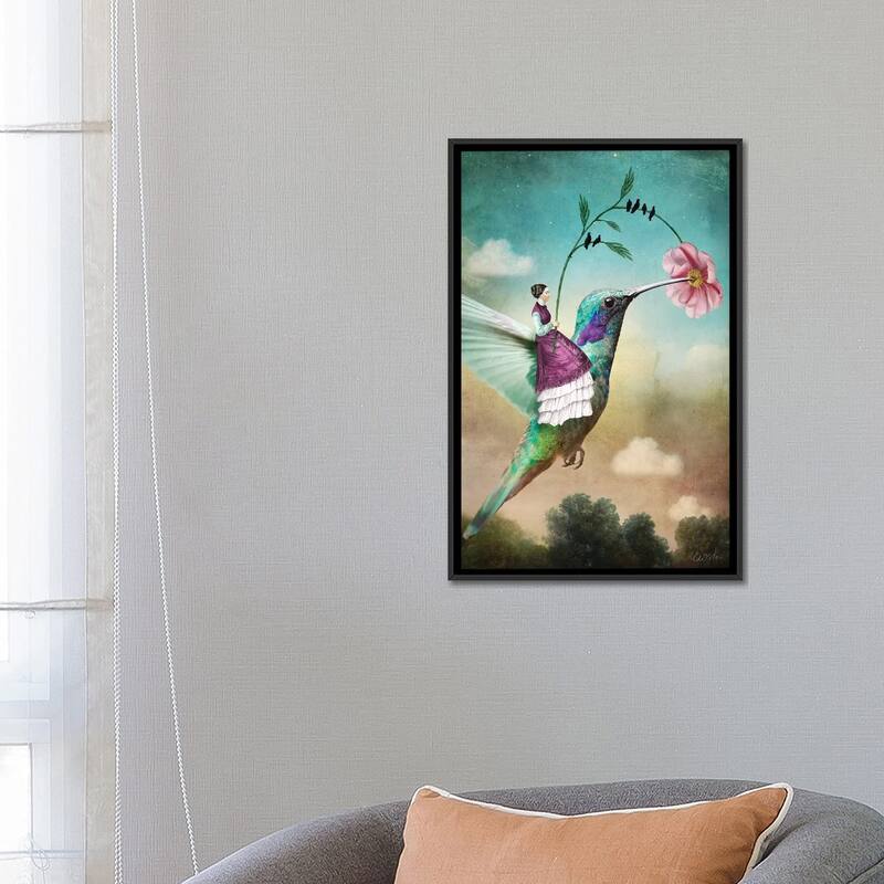 iCanvas "Of Wands" by Catrin Welz-Stein Framed Canvas Print