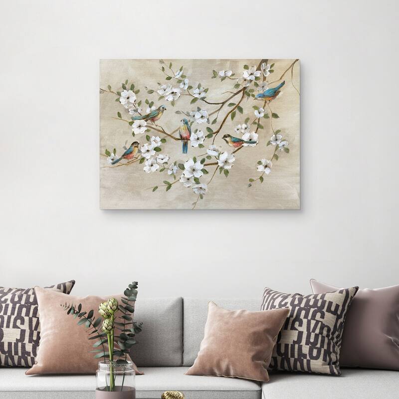Birds of a Feather by Nan Canvas Art Print