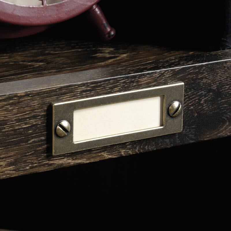 Engineered Wood Farmhouse Bookcase with Ten Spacious Cubbies, White