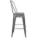 preview thumbnail 3 of 22, 30-inch Distressed Metal Indoor/Outdoor Barstools (Set of 4)