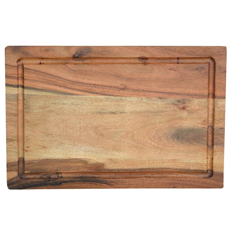 Acacia Wood Cutting Board 18 in. x 12in. - 12X18X2