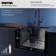 preview thumbnail 6 of 7, Karran Elite WS-33-PK1 Undermount 23" Single Bowl Stainless Steel Workstation Kitchen Sink with Deeper Bowl - Stainless Steel