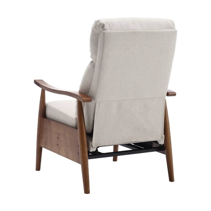 Modern Wood Frame Armchair Lounge Chair for Living Room