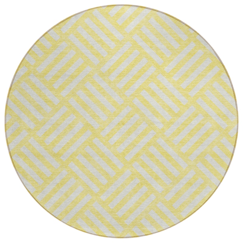 HomeRoots Geometric Transitional Rectangle Outdoor Rug