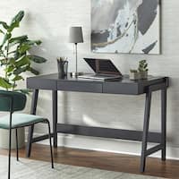 Simple Living Modernist Rectangular Tech Integrated Desk - On Sale ...