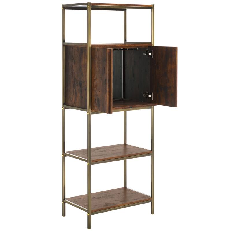 SEI Furniture Dayforth Bar Cabinet - 26"W x 16"D x 68"H