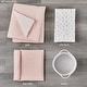 preview thumbnail 2 of 3, Mills Waffle Pink 4pc Baby Crib Bedding Set - Levtex Baby