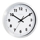 preview thumbnail 3 of 3, La Crosse Clock 404-2626 10 inch Silver Metal Analog Wall Clock