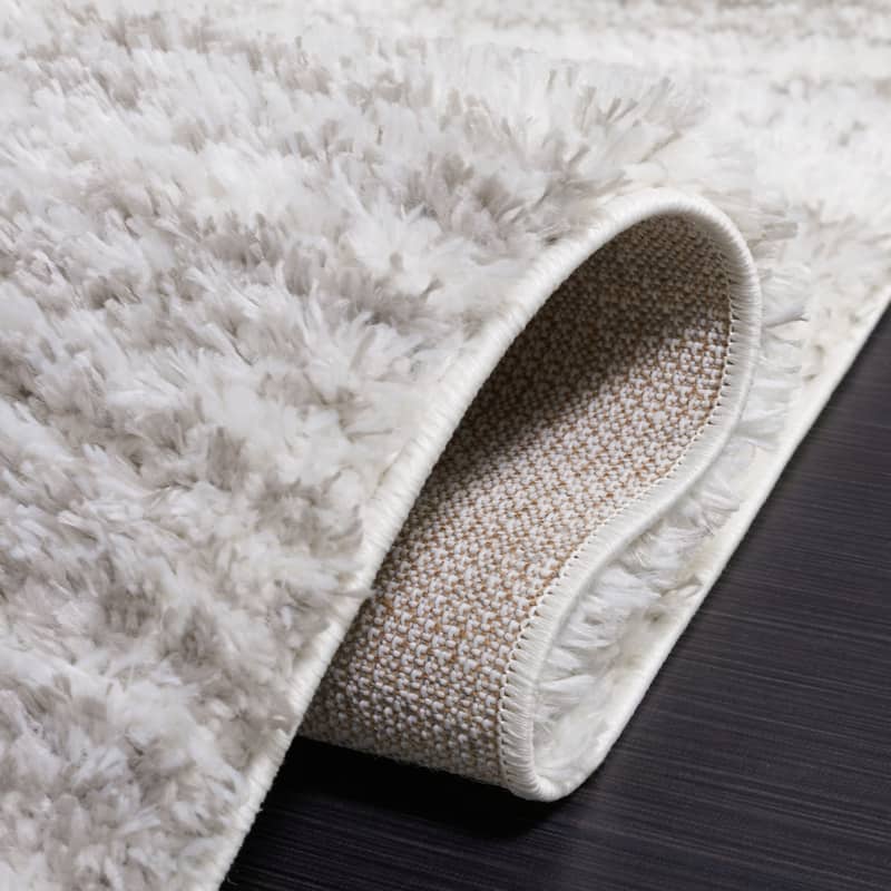 SAFAVIEH Tahoe Shag Yaprak Abstract 1.2-inch Thick Rug