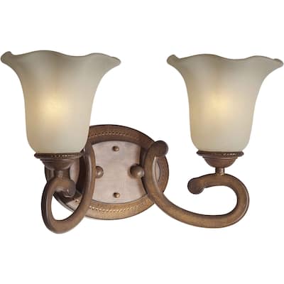Forte Lighting 17Wx10Hx7.5E Indoor Up Lighting Wall Sconce