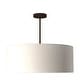 preview thumbnail 4 of 11, EVOLV Textile Classic 24-inch Dark Bronze Drum Pendant