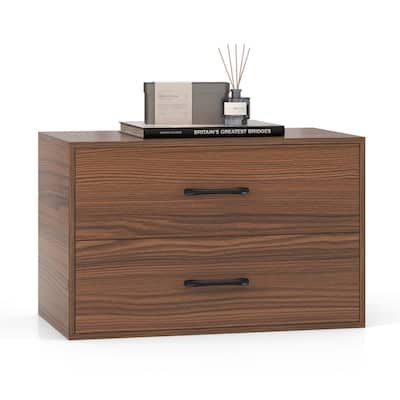 Costway 2-Drawer Dresser Stackable Horizontal Storage Organizer - See Details