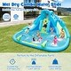 preview thumbnail 5 of 8, Costway Inflatable Water Slide, Blowup Water Park with Dual Slides & - See Details