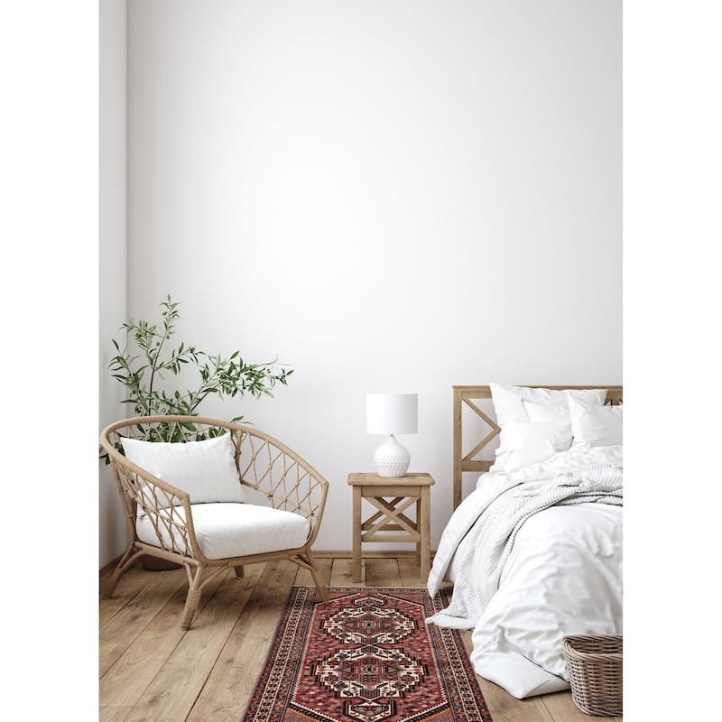 ECARPETGALLERY Hand-knotted Konya Anatolian Dark Copper Wool Rug - 5'2 x 9'10