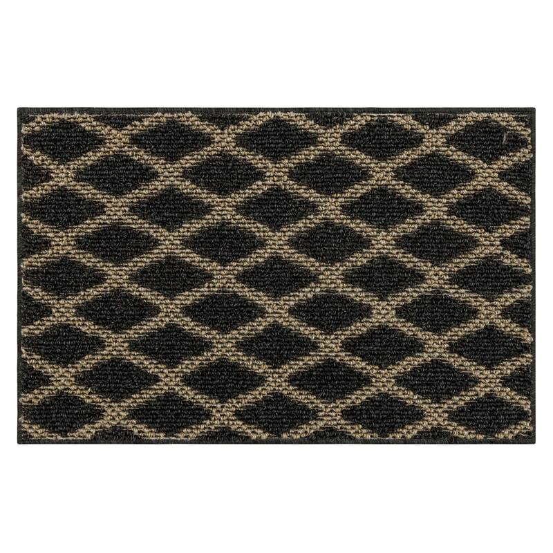 Mohawk Home Prism Lattice Area Rug - 1' 8" x 2' 6" - Black - Runner/Rectangle